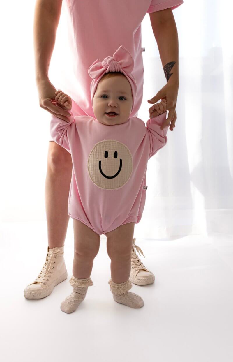 Romper mit Smiley